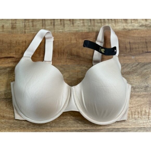 Wacoal 853144 Flirtatious Full Figure Controur Underwire Bra Nude Beige 38DDD NW - Picture 3 of 7